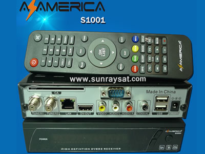 AZ America AZamerica S1001 HD TWIN,SKS+IKS,43W+61W+70W+58W Receiver with USB wifi  
