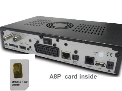 DM800 HD se  DVB-C A8P Card Cable Receiver
