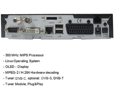 DM800HD Pro DM800 HD DVB-C Cable Receiver DM800C SIM2.01 Bootloader#84 DM800-C HD PVR Media Player