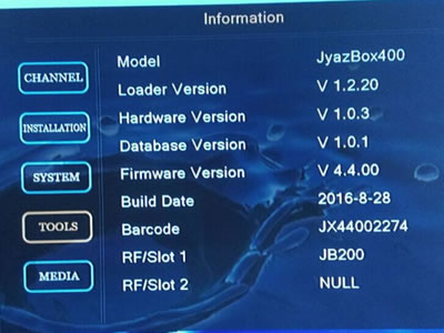 jynxbox jyazbox Ultra HD V400 Satellite Receiver with JB Mudule 200 Installed 