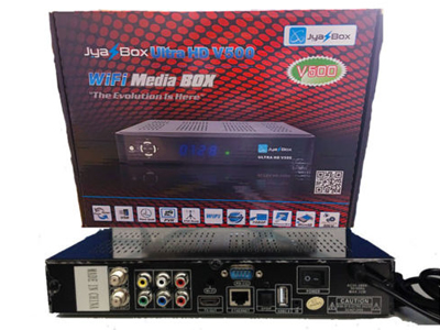 jynxbox jyazbox Ultra HD V500 Satellite Receiver with JB Mudule 200 Installed 