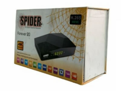 Spider Digital Satellite Receiver Forever20 4k TV Box
