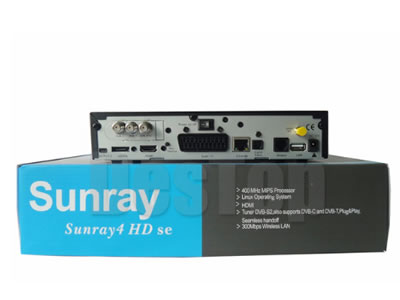 Sunray sr4 800se V2 Triple tuner Sim2.20 sr4 v2 Rev.E Enigma 2 Linux OS full hd Receiver
