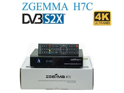 Zgemma H.7C 4K UHD Dual Core With DVB-S2/S2X+2*DVB-T2/C Triple Tuner FTA Satellite receiver